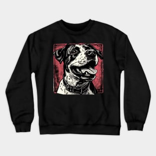 Retro Art Sheltie Dog Lover Crewneck Sweatshirt